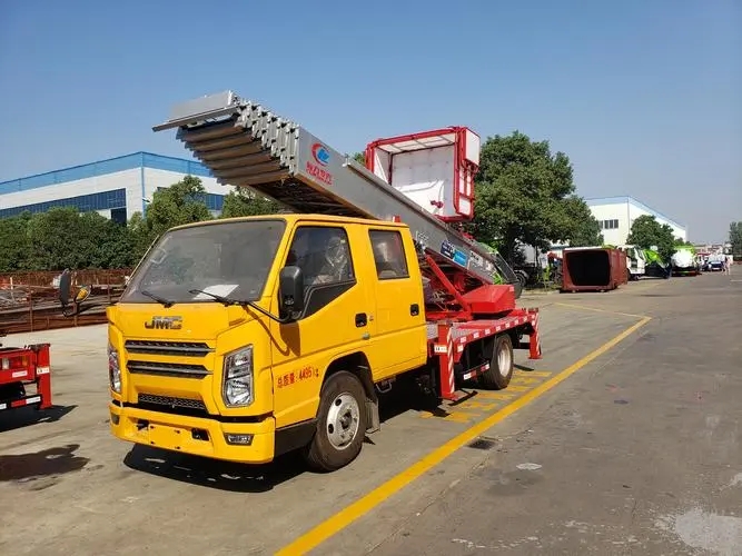 柏乡县附近云梯车出租 砂石搬运